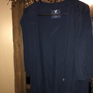Navy cardigan American Eagle